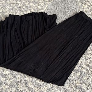 Black maxi skirt